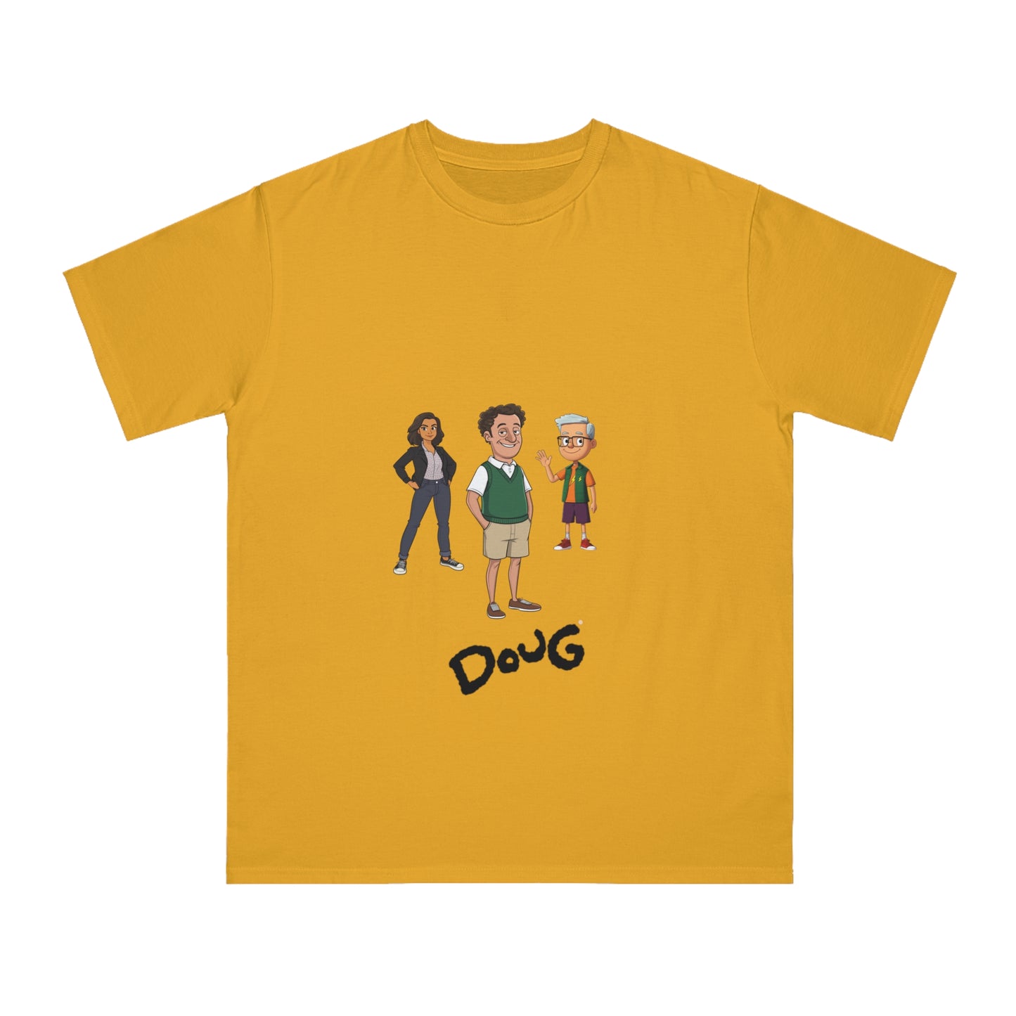 Doug Emhoff Cartoon Tee Featuring Kamala as Patty & Tim as Skeeter