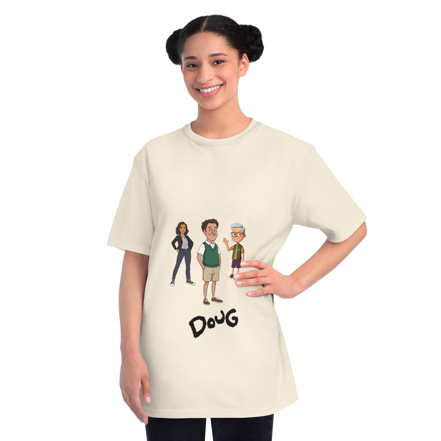 Doug Emhoff Cartoon Tee Featuring Kamala as Patty & Tim as Skeeter